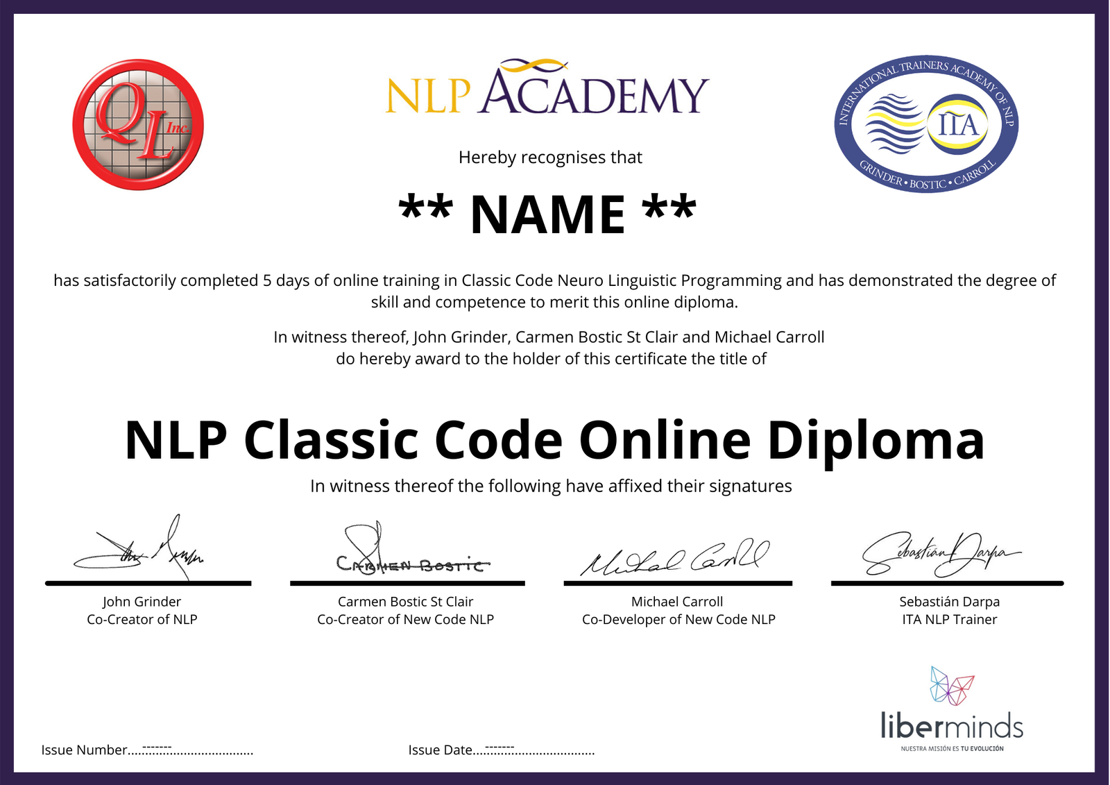 Certificaci N Online Habilidades En Pnl Liberminds